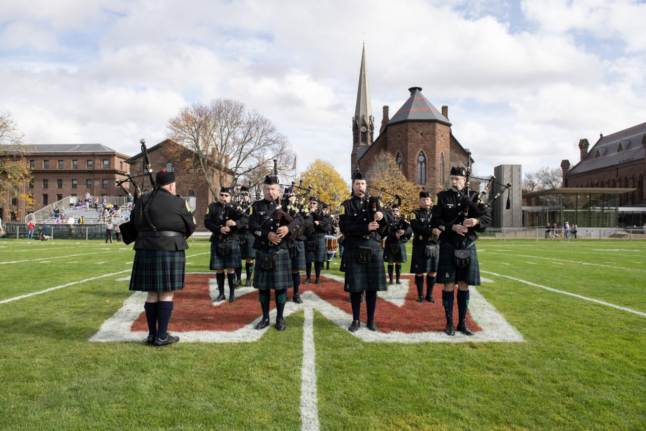2022 Salute to Service on Andrus Field at Homecoming